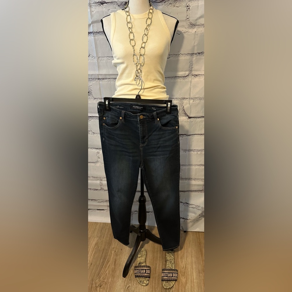 Liver Pool ankle jeans, size 10/30